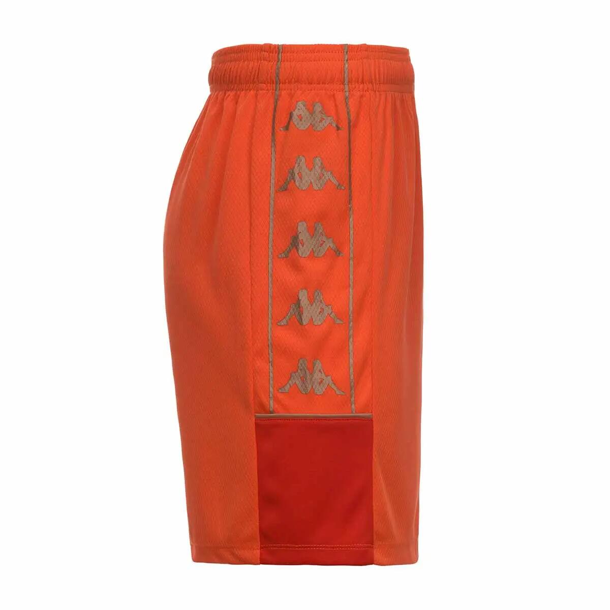 Short de football garçon Miondo orange 2/4