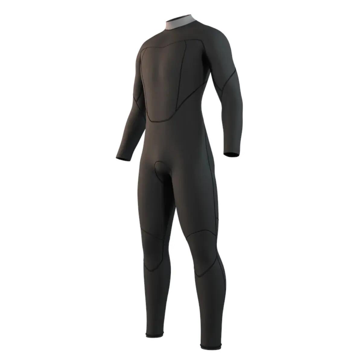 Pianka Mystic Brand Fullsuit 3/2mm BZ Flatlock Black 4/7