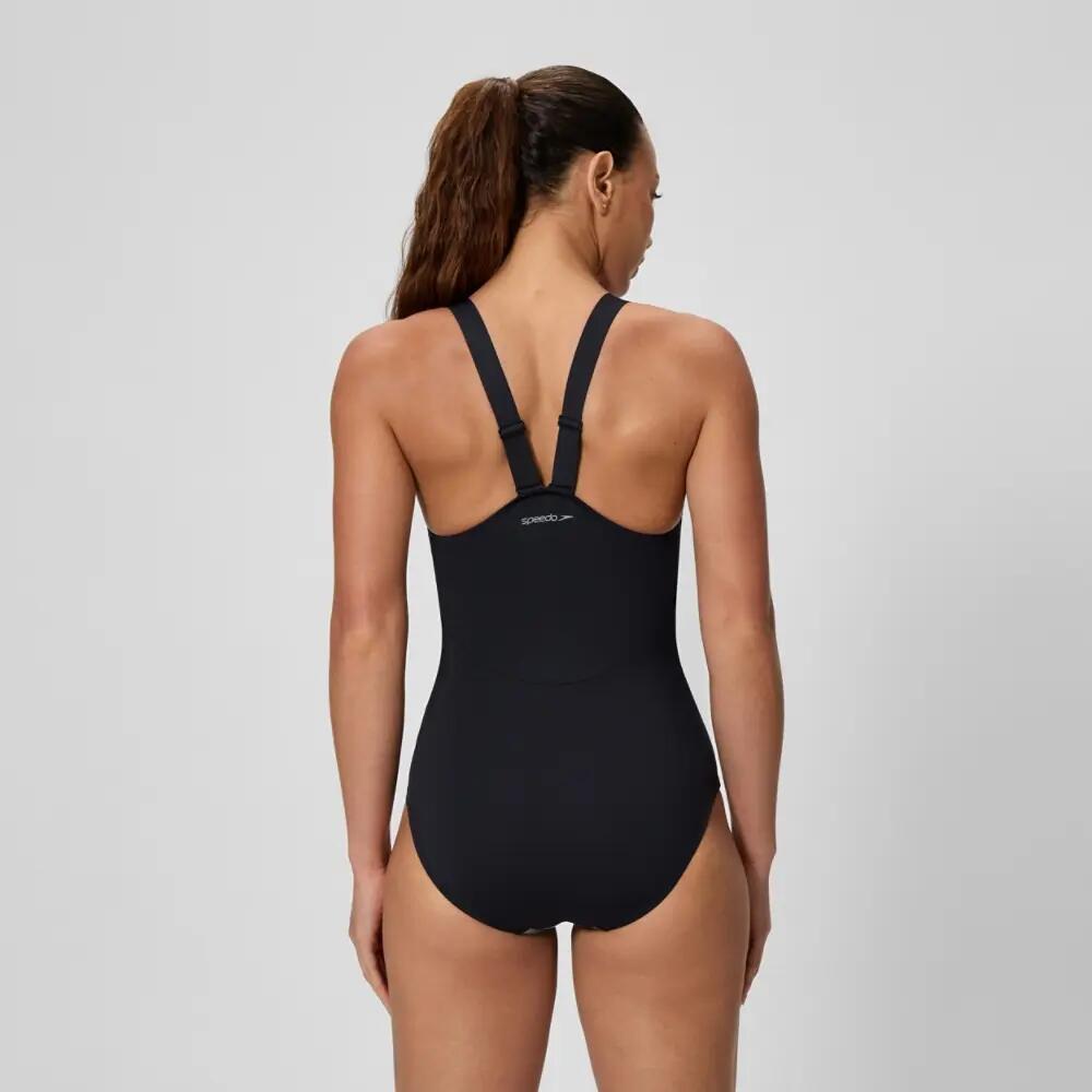 Maillot de bain une pièce Speedo Sculpture High Neck Contour pour femme 3/6