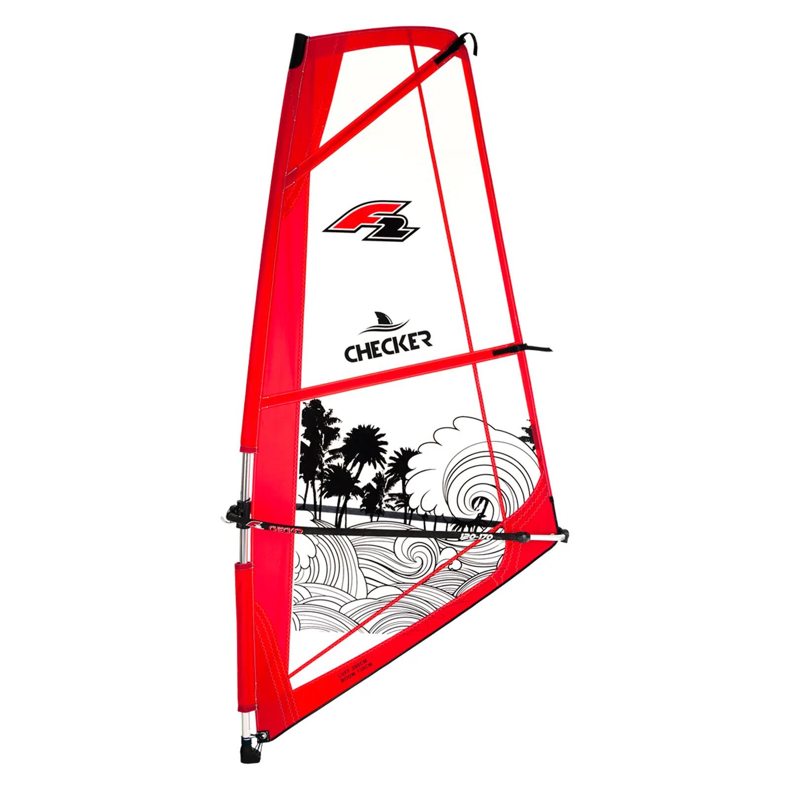 F2 Set SUP Stand Up Paddle Board Glide WS 10,8 + Checker Rigg 3qm 3/7