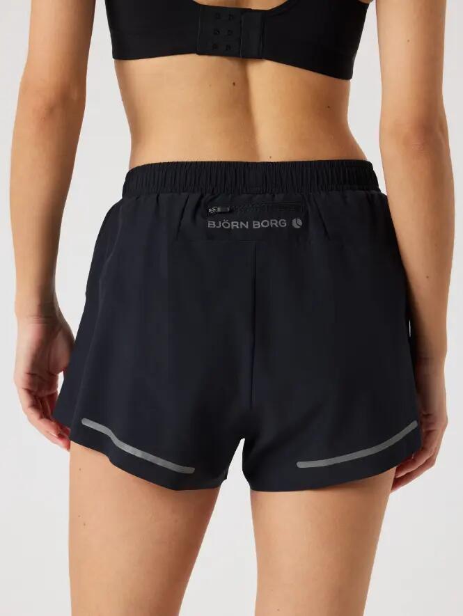 bjorn_borg BORG PERFORMANCE 2 IN 1 SHORTS van gerecycled polyester – BLACK 2/5