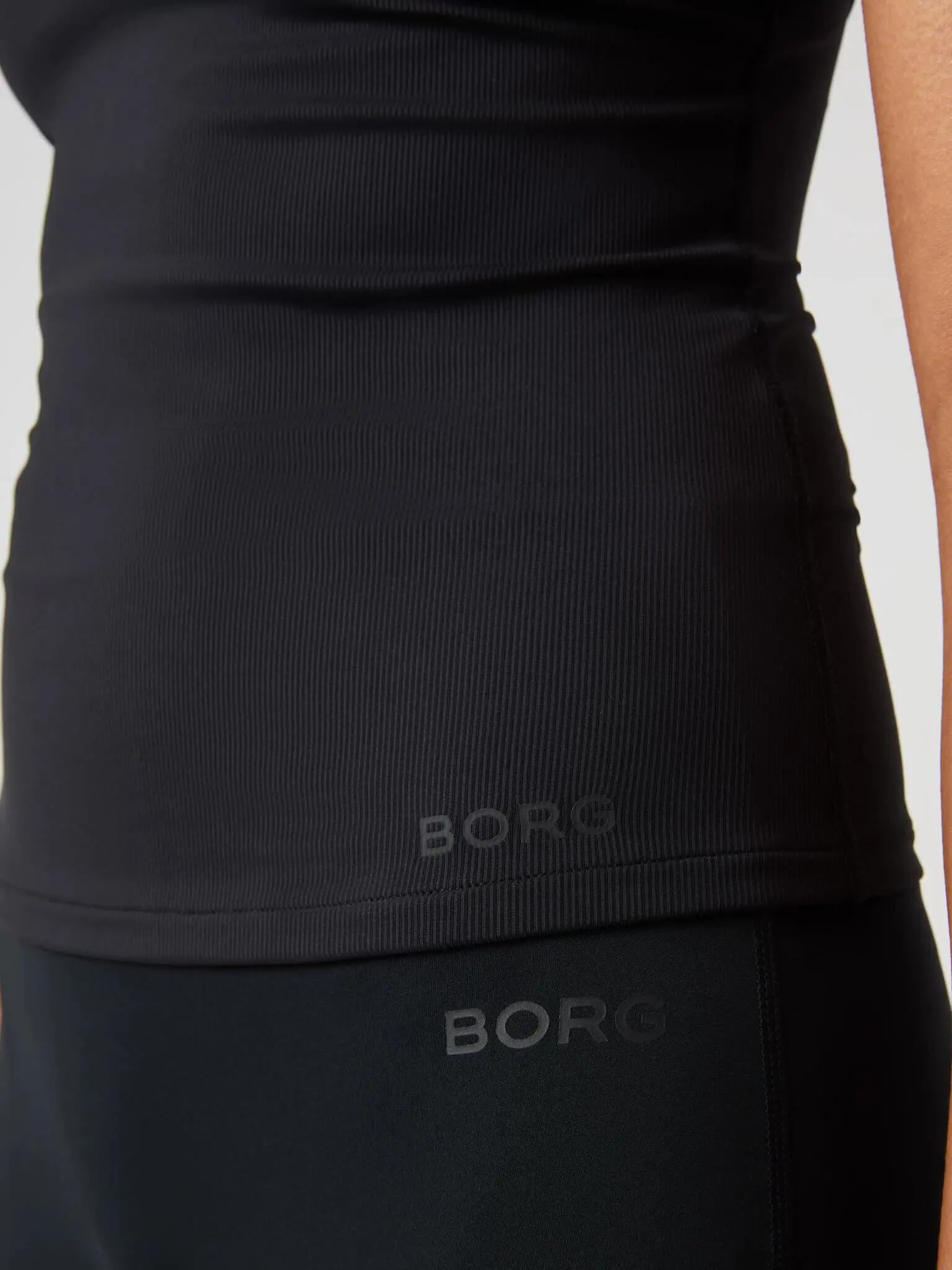 bjorn_borg STUDIO RIBBED STRAP TANK TOP preto 5/5