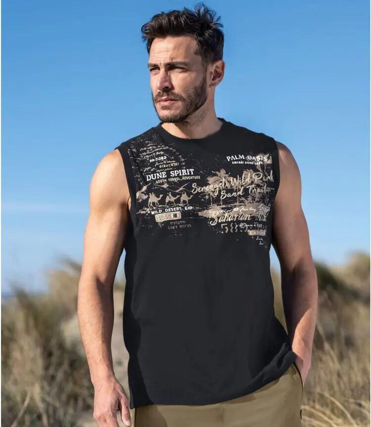 Lot de 2 Tee-Shirts Sans Manches Saharian Road  2/4