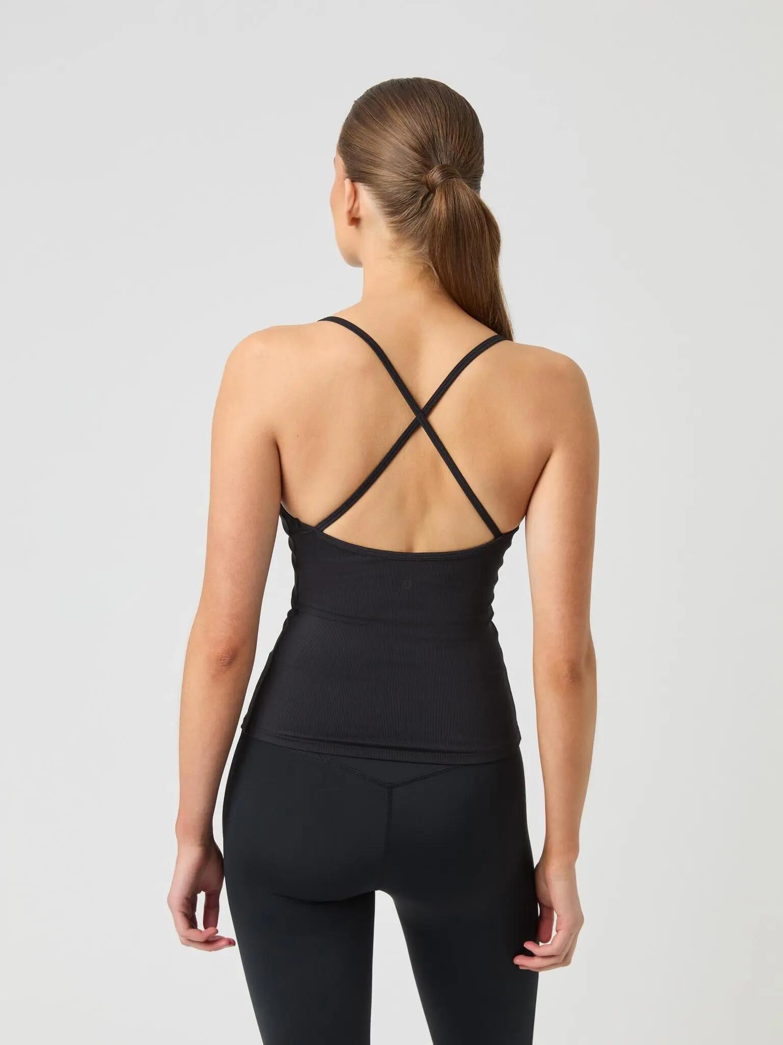 bjorn_borg STUDIO RIBBED STRAP TANK TOP preto 2/5