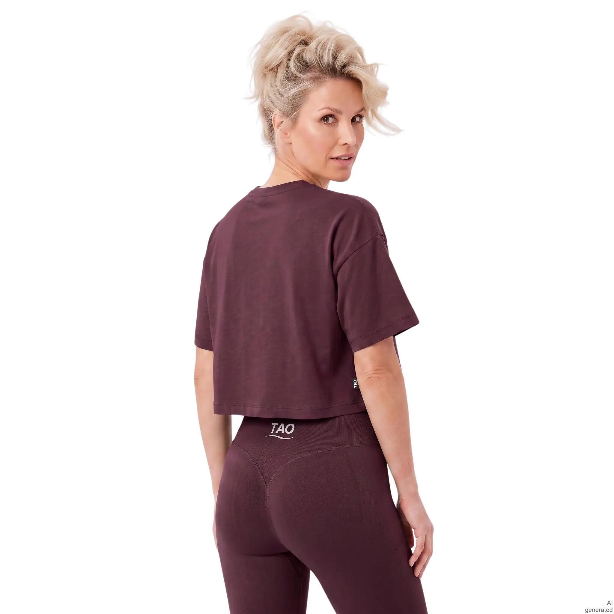 Damen TAO FLEXY Cropped T-Shirt Oversized 2/5