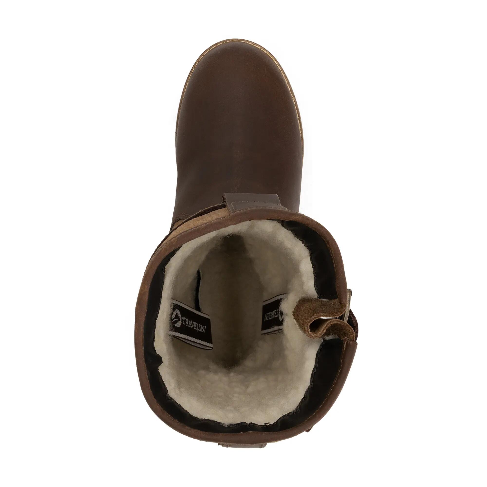 Frostad Homme - Bottes de plein air - Doublées de laine - Marron 5/6