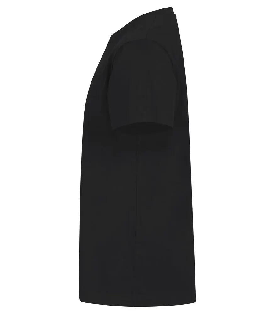 clique Over-T T-shirt oversize in cotone ring-spun - Nero 3/4