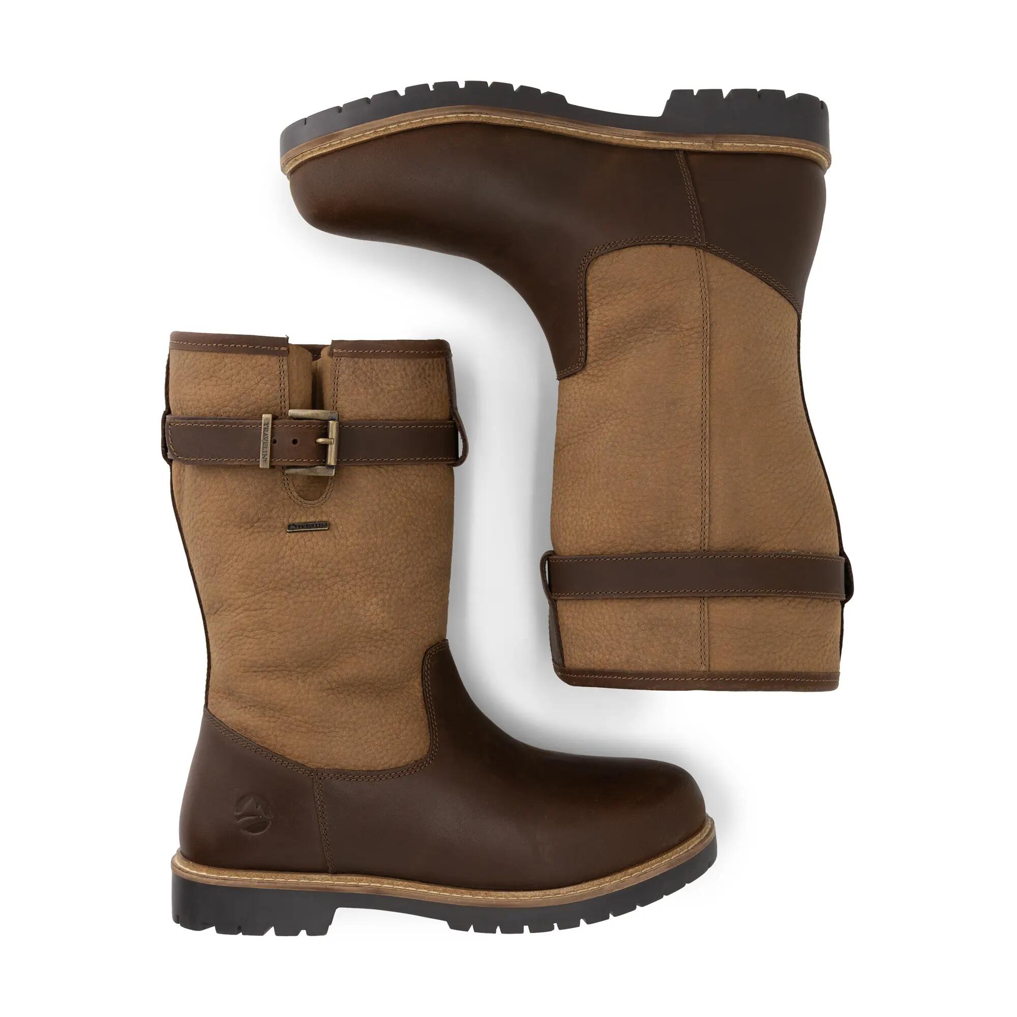 Frostad Homme - Bottes de plein air - Doublées de laine - Marron 4/6