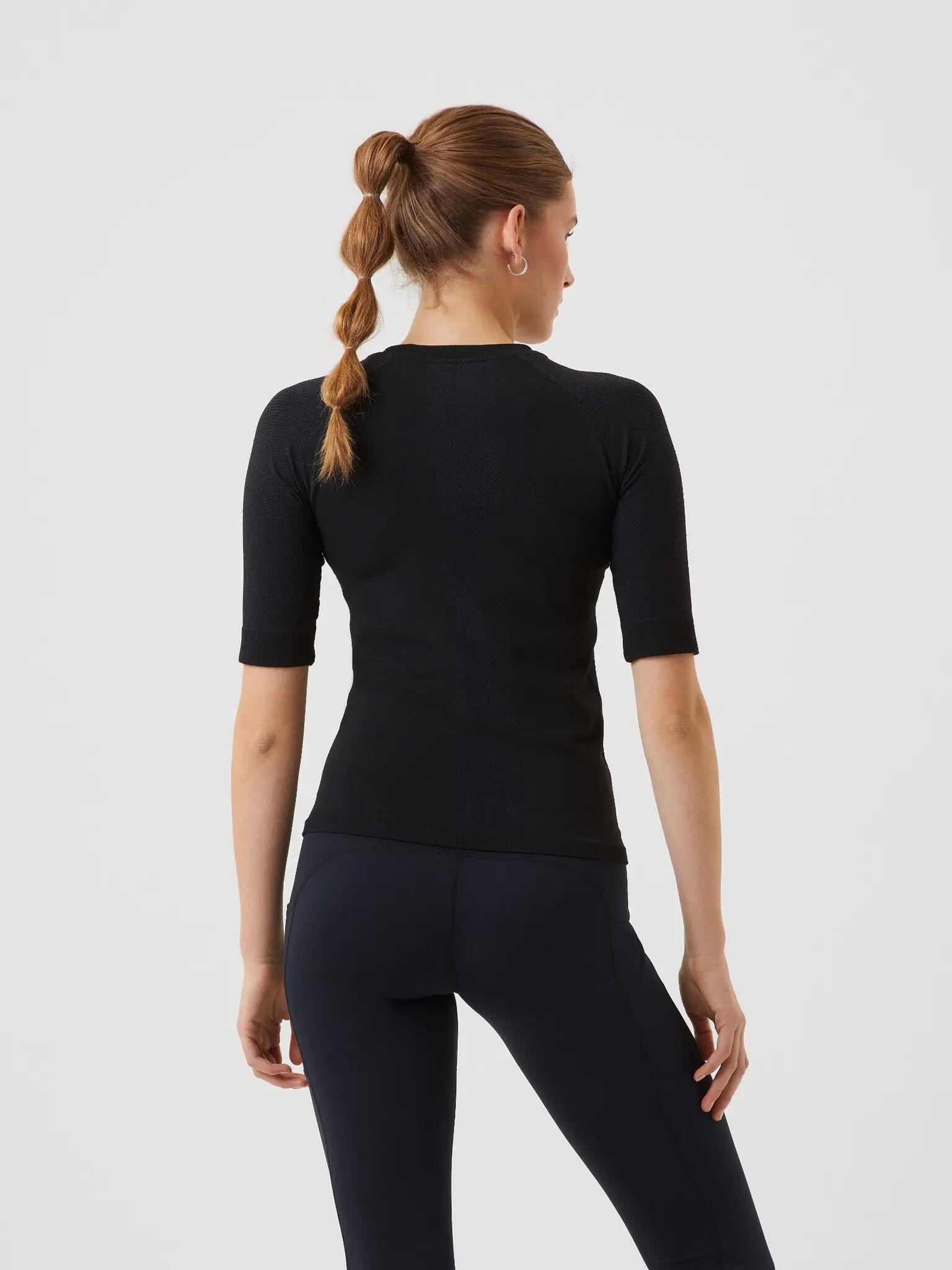 bjorn_borg BORG RUNNING SEAMLESS T-SHIRT dames zwart 2/4