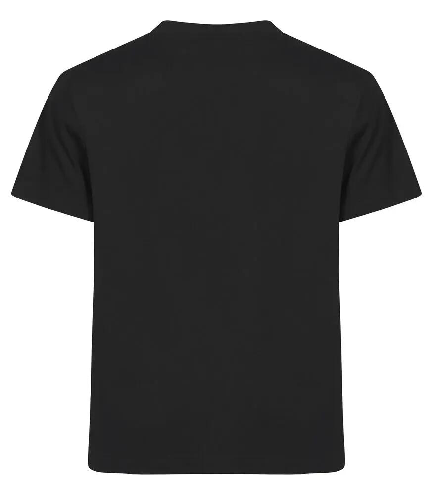 clique Over-T T-shirt oversize in cotone ring-spun - Nero 2/4