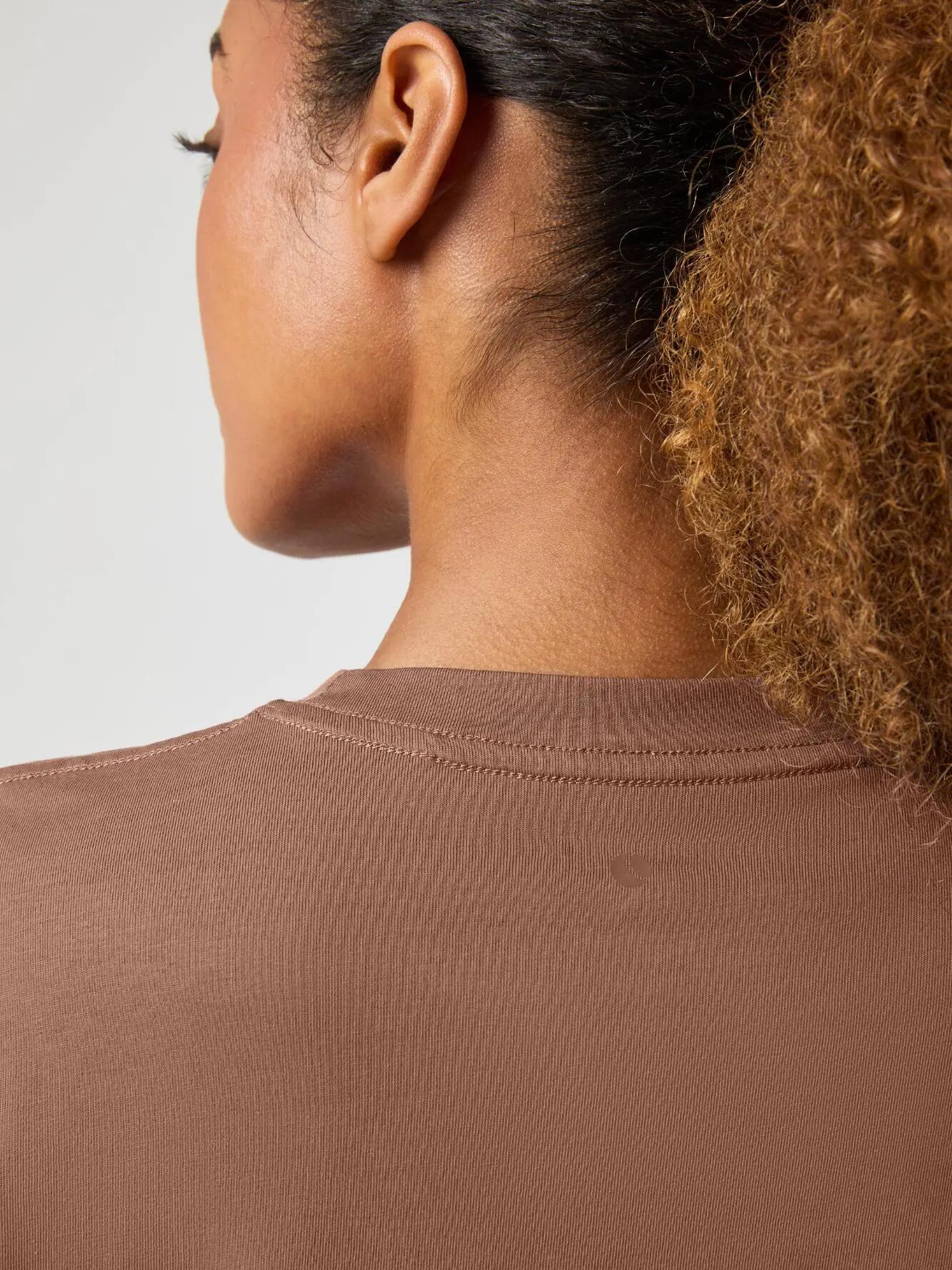 bjorn_borg STUDIO OVERSIZED T-SHIRT — corte oversize, cor ACORN 5/5