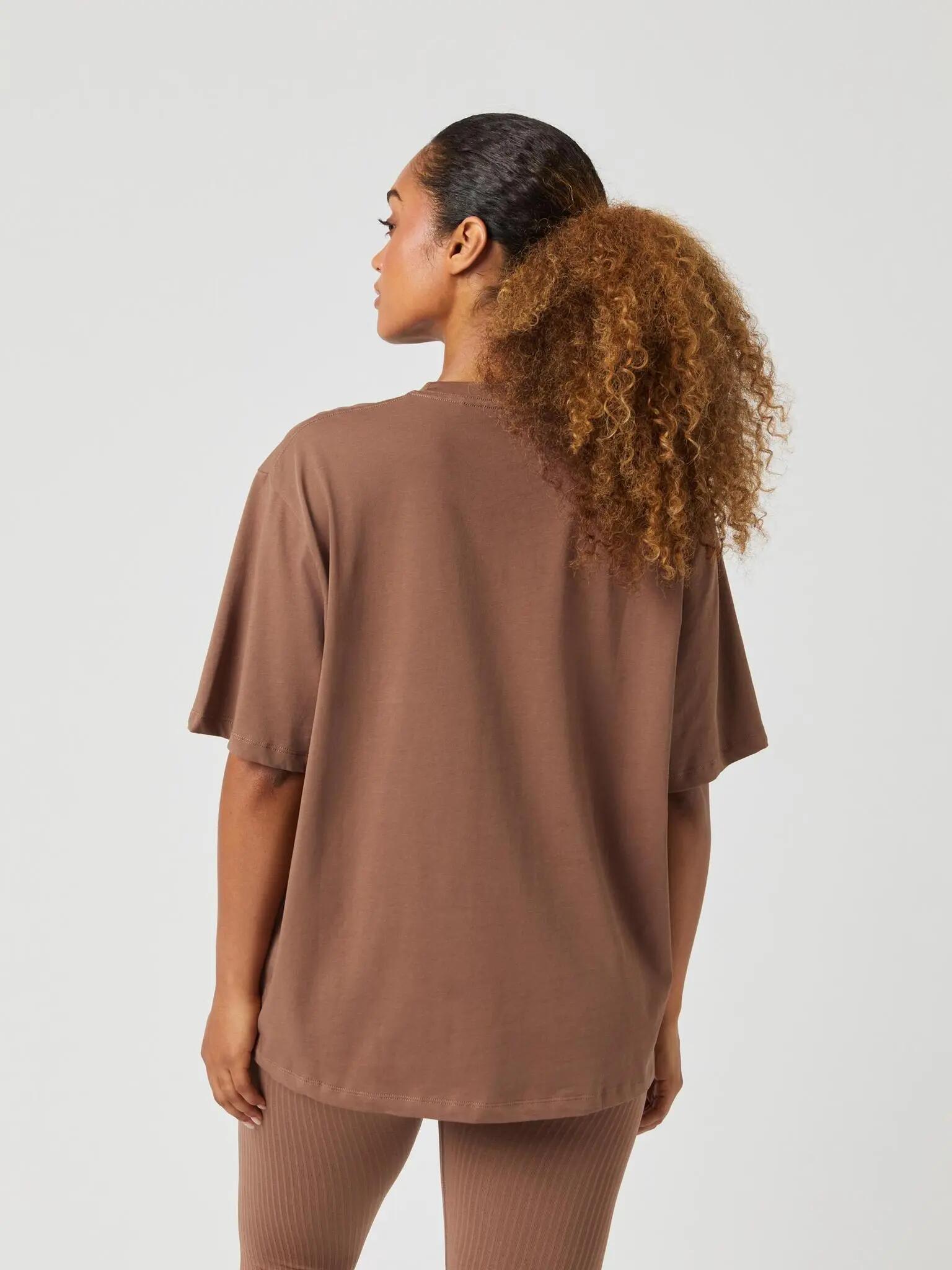 bjorn_borg STUDIO OVERSIZED T-SHIRT — corte oversize, cor ACORN 2/5