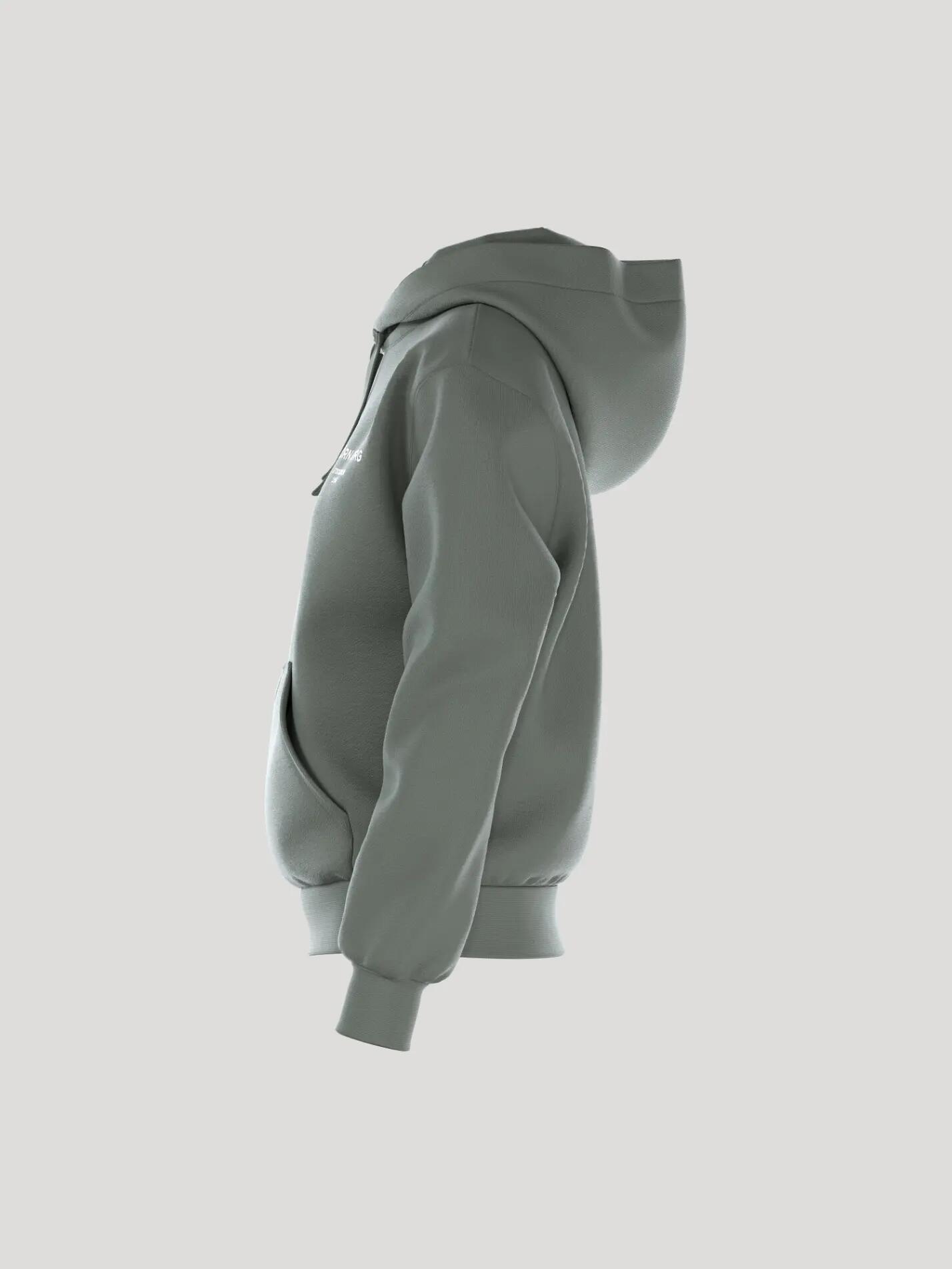 bjorn_borg BORG ESSENTIAL 1 HOODIE Mulher AGAVE GREEN 4/4