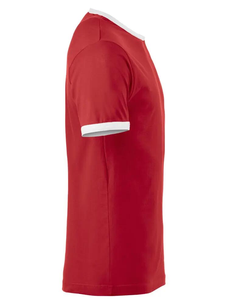 clique T-shirt Nome unisex, colletto e polsi a contrasto 4/4