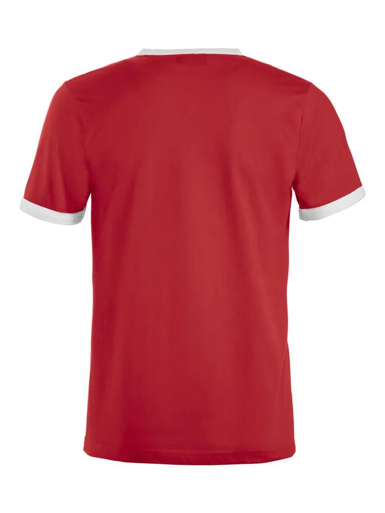 clique T-shirt Nome unisex, colletto e polsi a contrasto 2/4