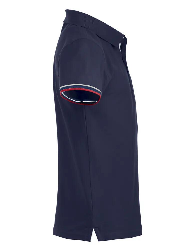 clique polo Newton in cotone ring spun - dark navy 4/4