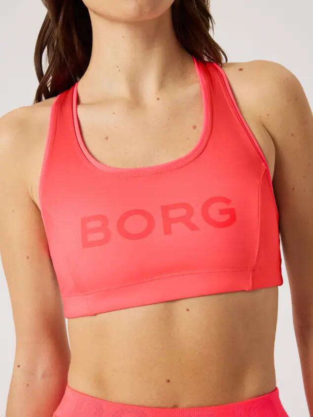 bjorn_borg BORG MID SUPPORT SPORTS BRA — medium support – DIVA PINK 5/5
