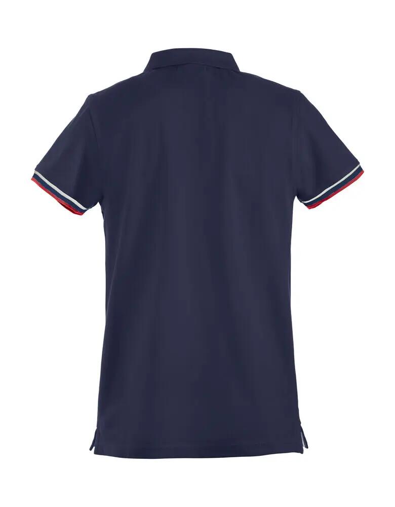 clique polo Newton 100% cotone ring-spun - dark navy 2/4