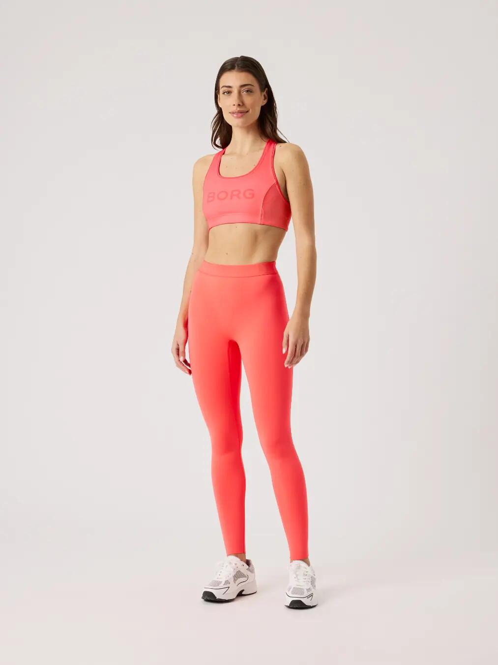 bjorn_borg BORG MID SUPPORT SPORTS BRA — medium support – DIVA PINK 3/5