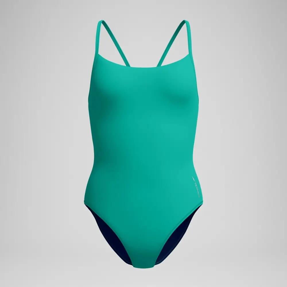 Women's Solid Racerback Swimsuit 6/6