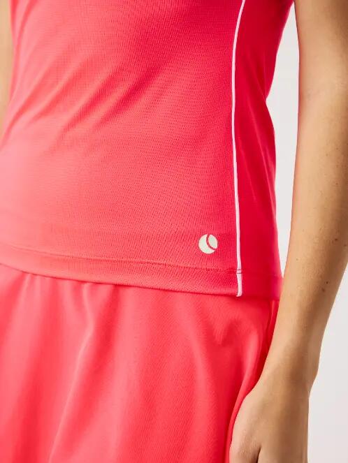 bjorn_borg ACE V NECK T-SHIRT DIVA PINK 4/5