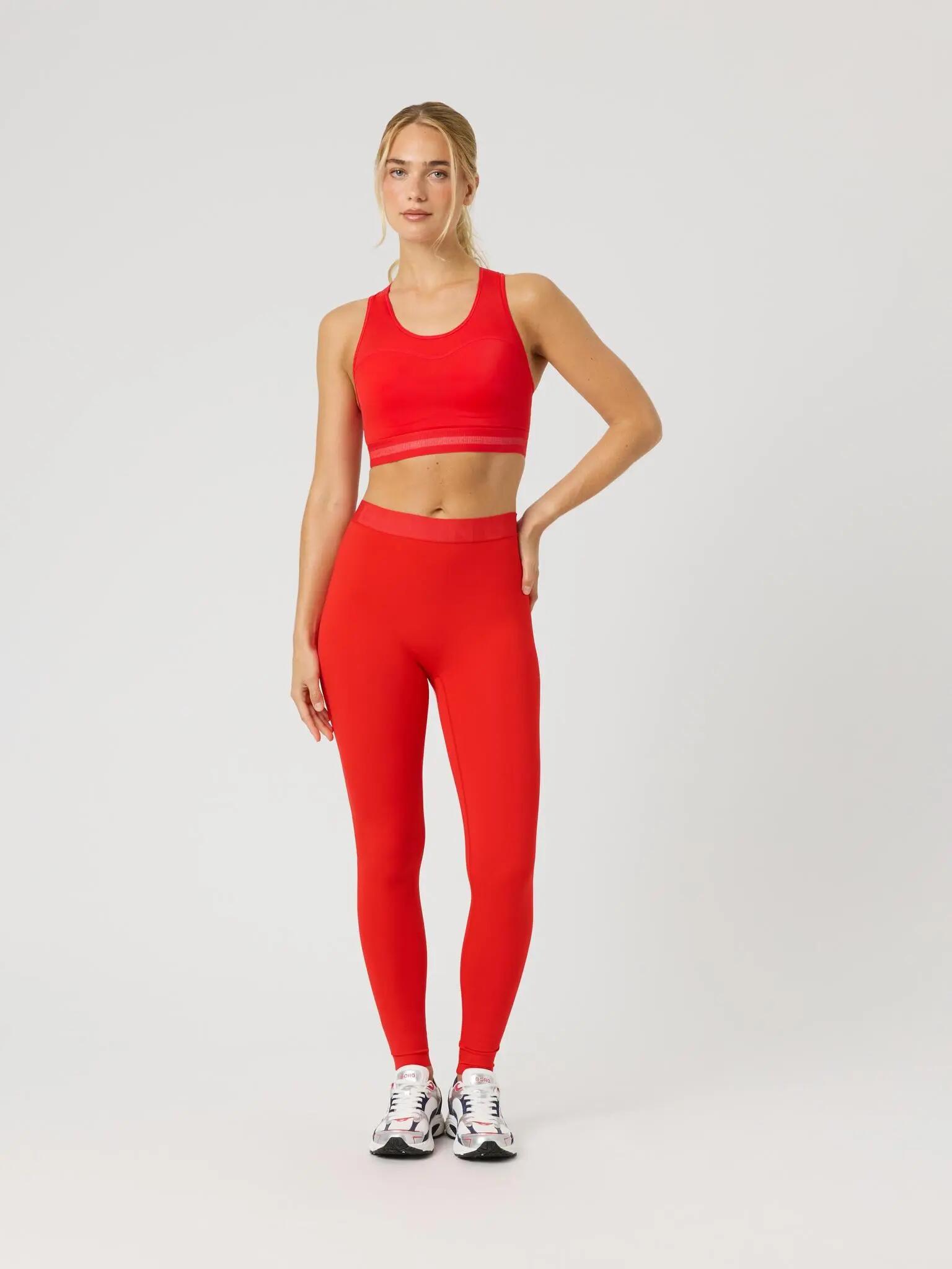 bjorn_borg BORG TIGHTS en polyester recyclé – FLAME SCARLET 3/5