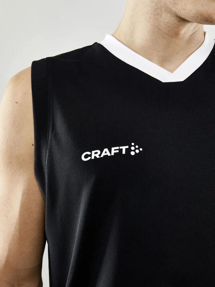 craft Progress Basket Singlet M — canotta basket leggera in poliestere riciclato 6/7
