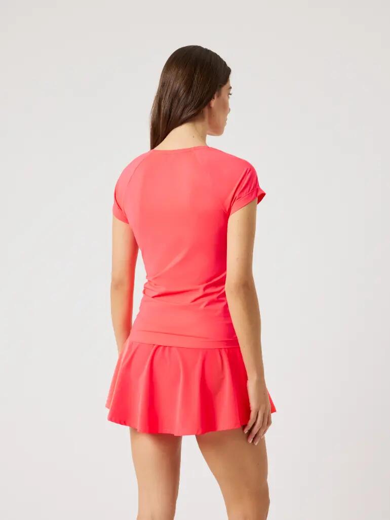 bjorn_borg ACE V NECK T-SHIRT DIVA PINK 2/5