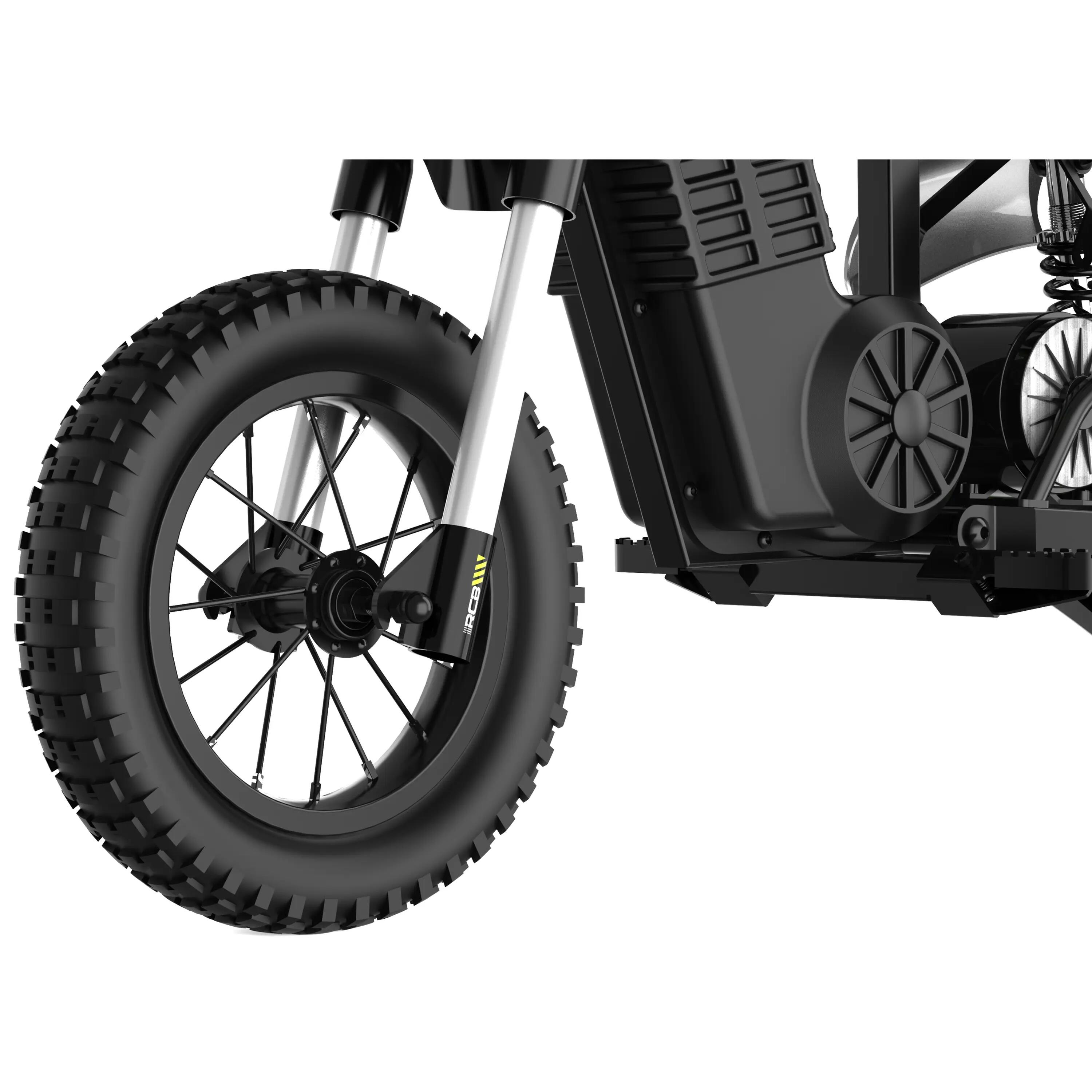 Moto cross elétrica infantil R9X, 3 marchas, motor 300W, pneus 12" 6/6