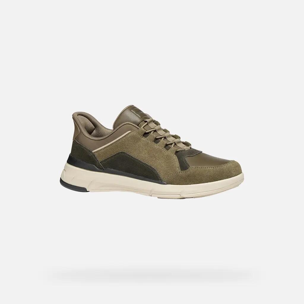 Baskets Homme VITTOUR PLUS MAN Vert Militaire/Marron 3/7