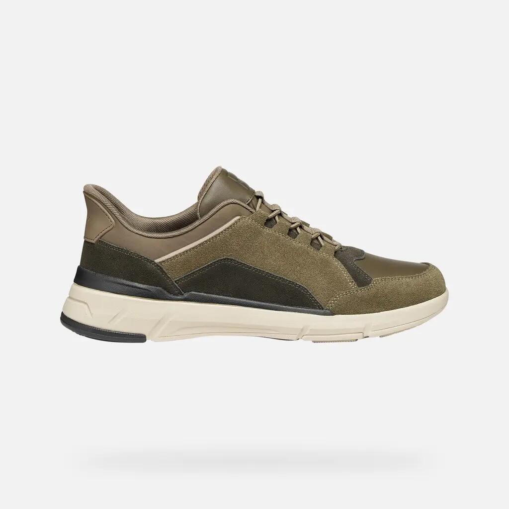 Baskets Homme VITTOUR PLUS MAN Vert Militaire/Marron 2/7
