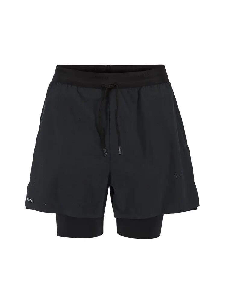 craft Hypervent 2-In-1 Shorts M – short d'entraînement 2-en-1 extensible 3/7