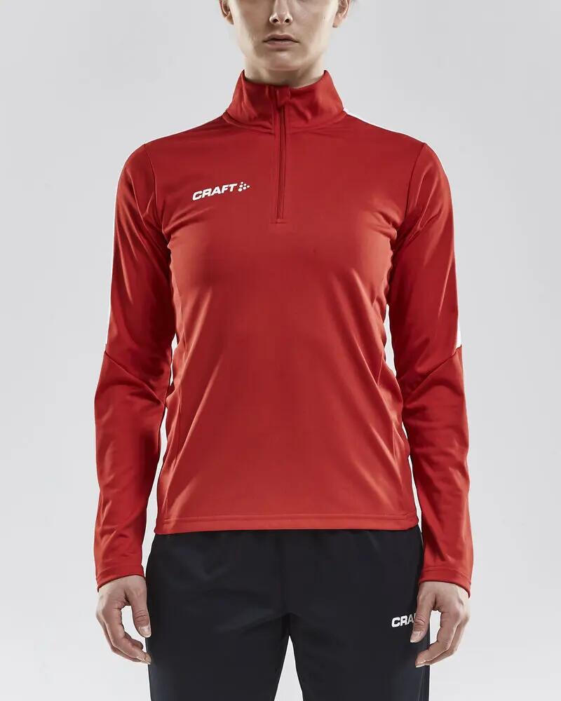craft Progress Halfzip LS Tee W — Camiseta de entrenamiento en poliéster 2/4