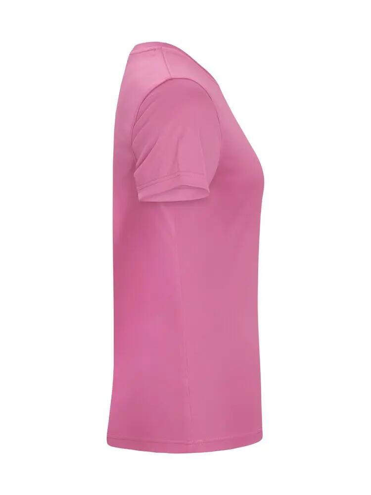 clique Basic Active-T Women T-shirt van polyester — Active Pink 3/4