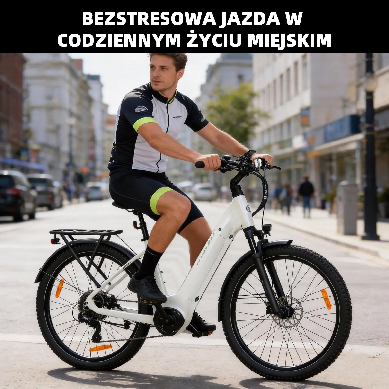 Rower elektryczny dla dorosłych Z3, opony 27,5"×2,4", akumulator 48V 15Ah. 14/15