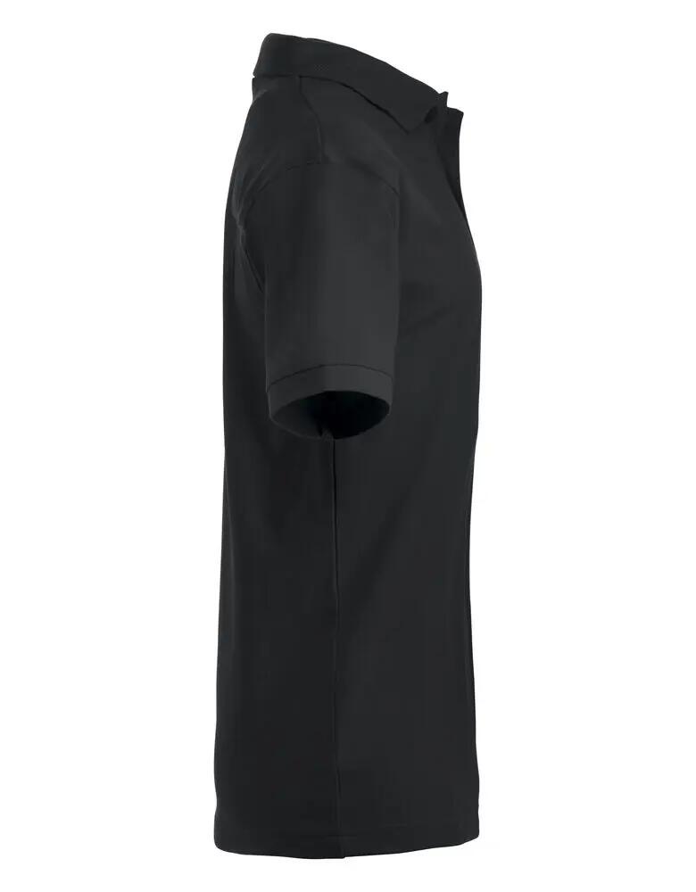 clique Polo Lincoln uomo in cotone pettinato, nero 4/4