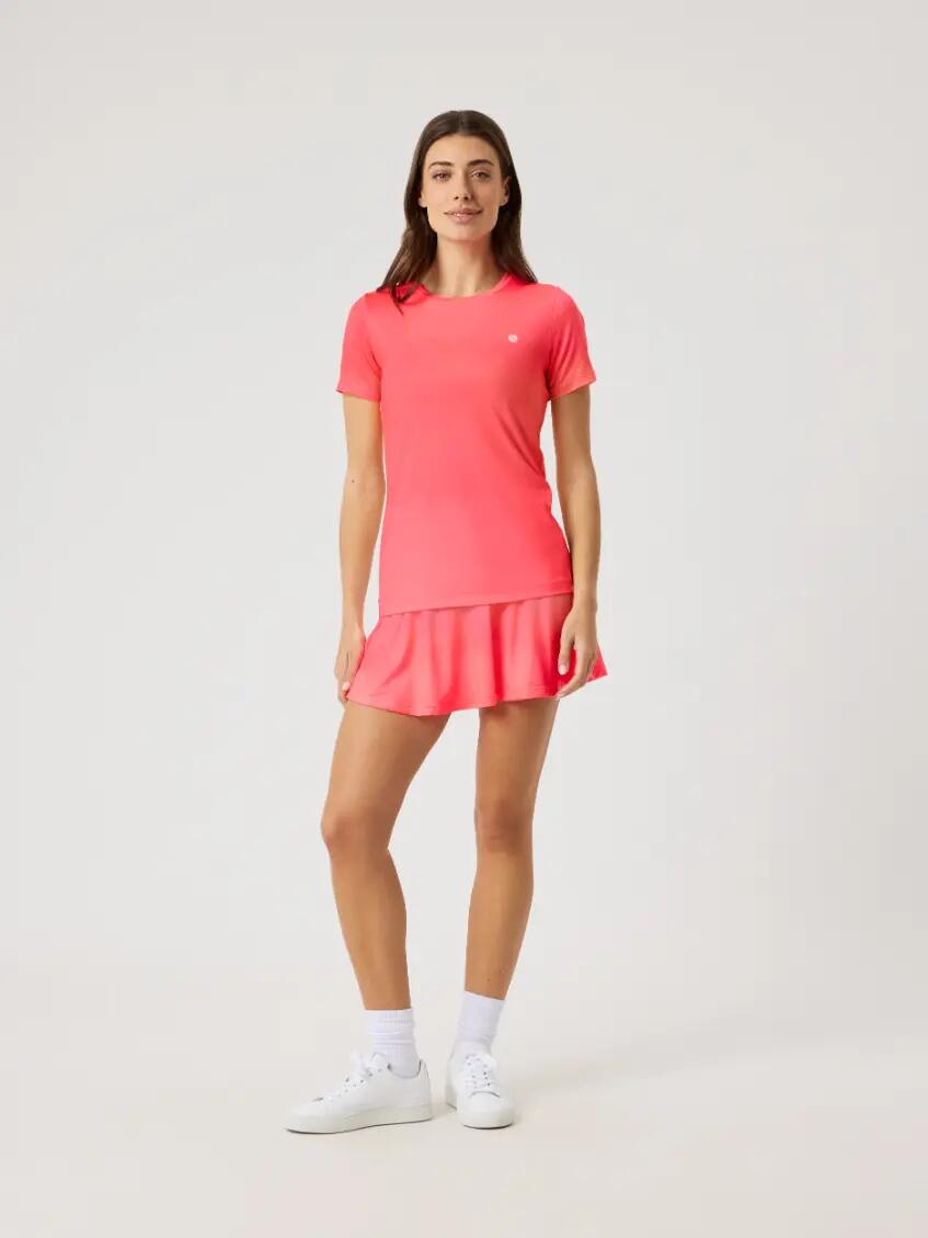 bjorn_borg ACE SLIM T-SHIRT dames — DIVA PINK 3/4