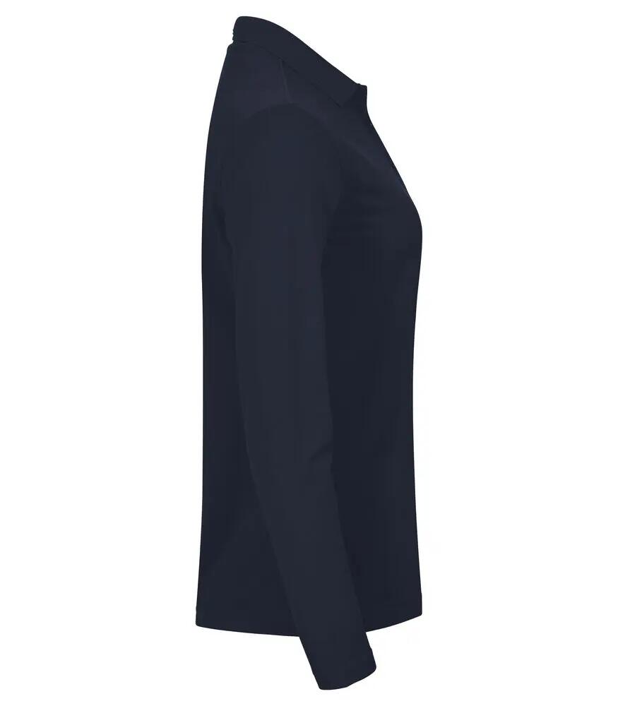 clique Polo Manhattan L/S Women lange mouw Navy 4/4