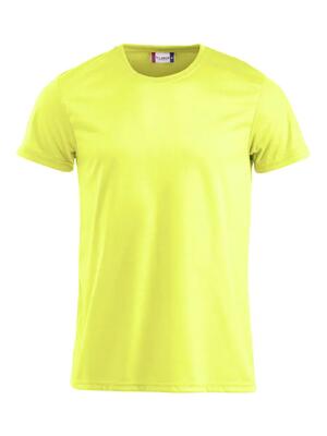 Clique neon-t heren t-shirt van polyester met katoengevoel