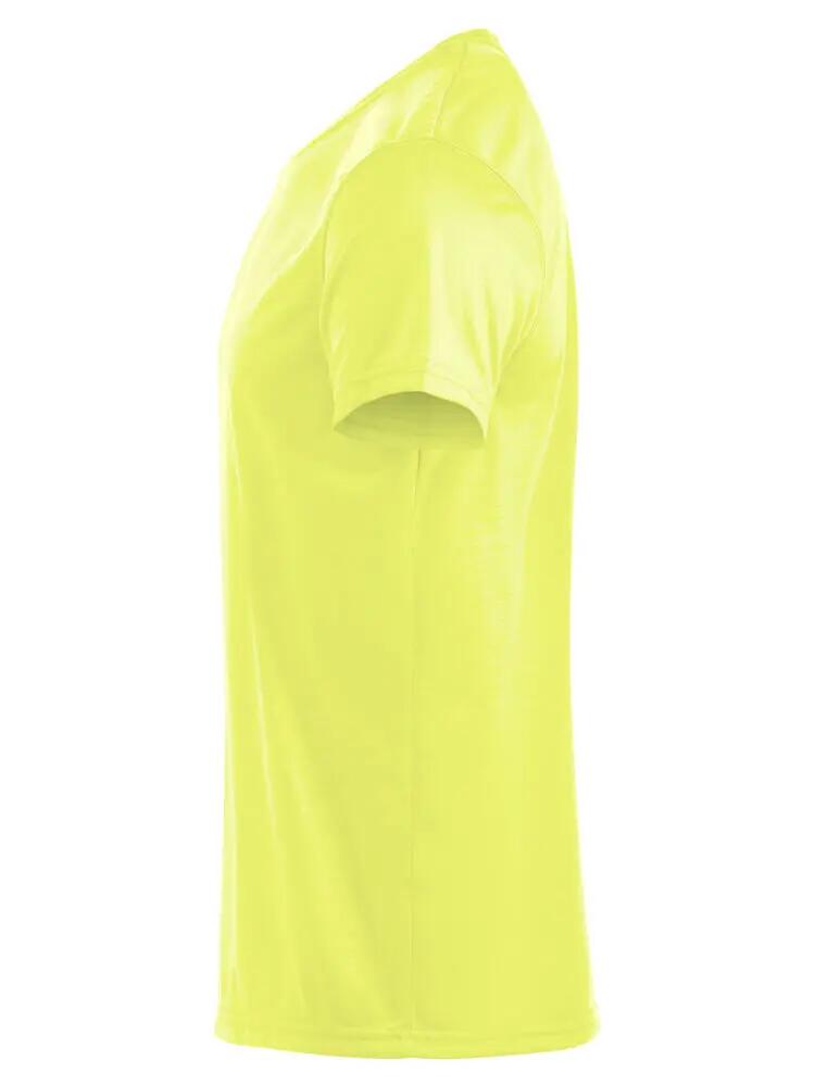 clique T-shirt Neon-T homme en polyester à toucher coton 3/4