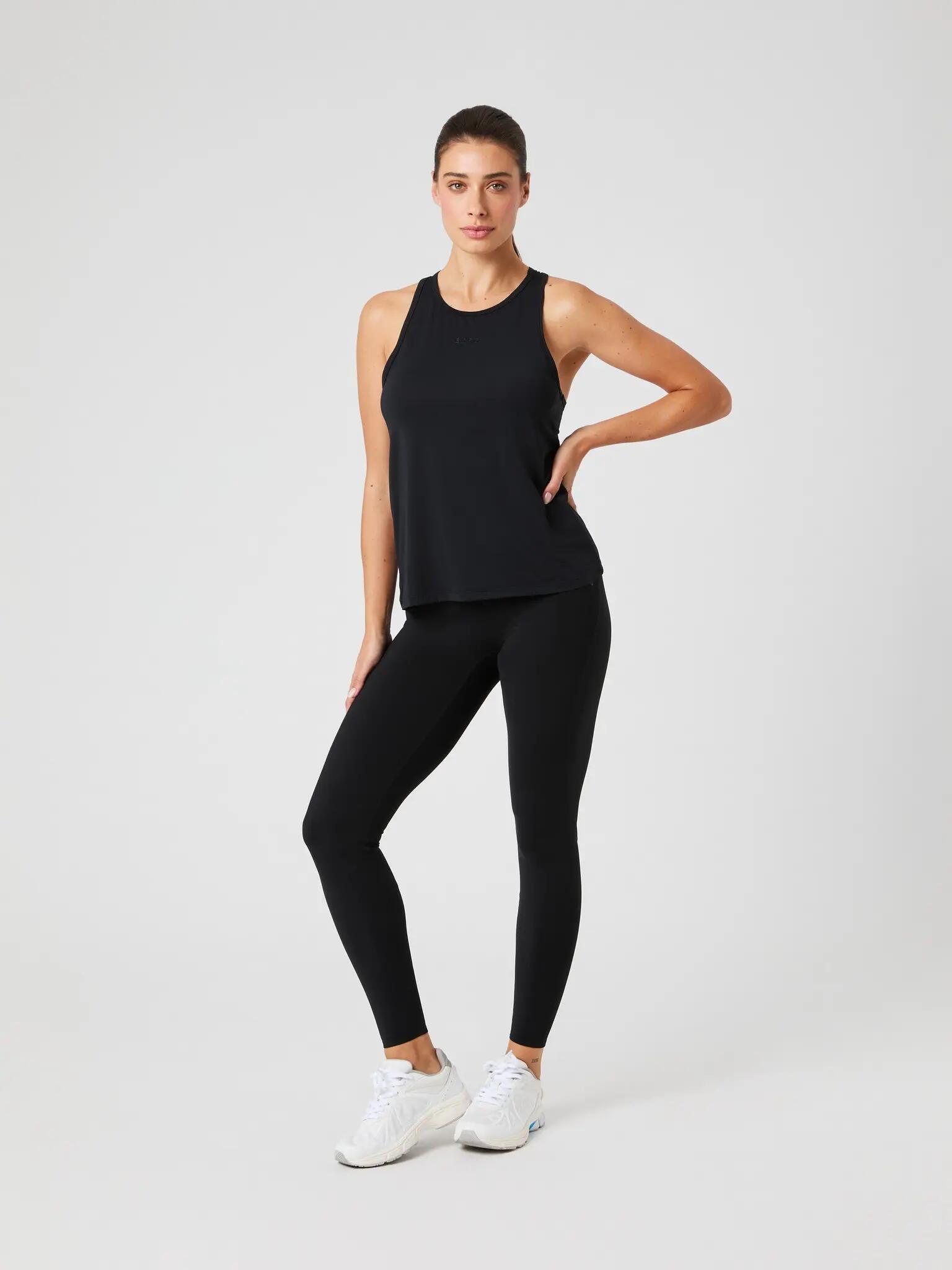 bjorn_borg BORG SPORTS TANK TOP in poliestere riciclato – BLACK BEAUTY 3/5