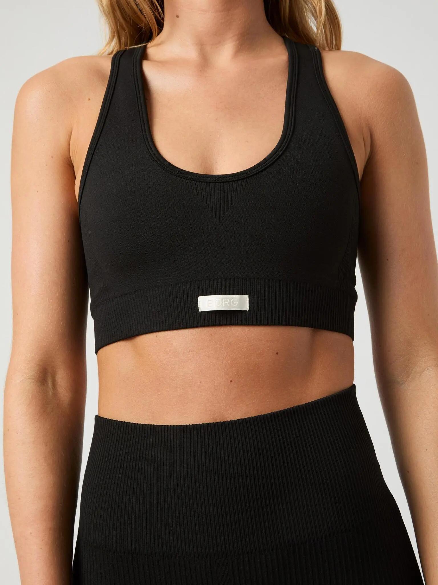 bjorn_borg STUDIO SEAMLESS LOW SPORTS BRA Schwarz BLACK BEAUTY 4/5