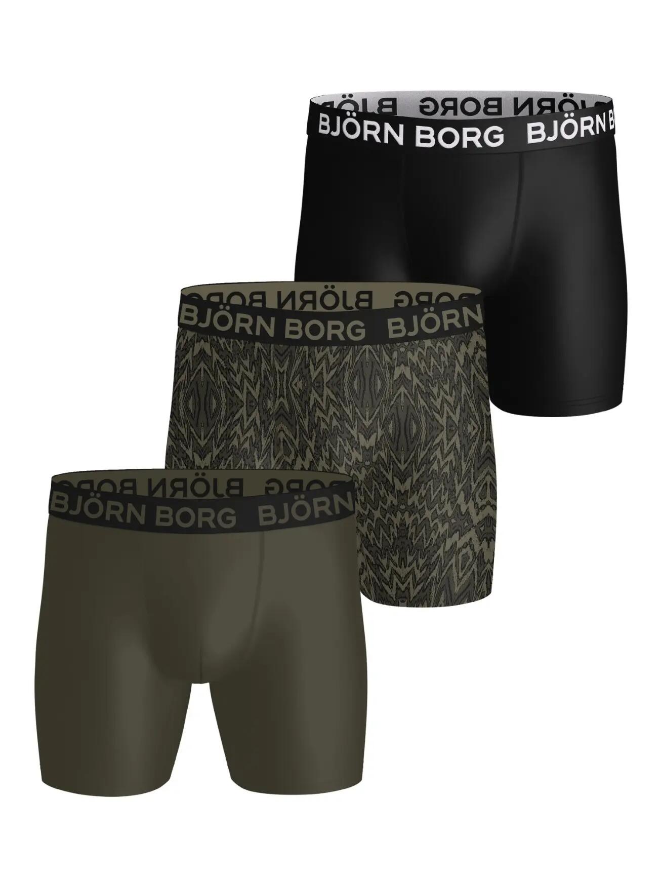 bjorn_borg Boxer desportivo microfibra 3 uni em poliéster reciclado 1/5