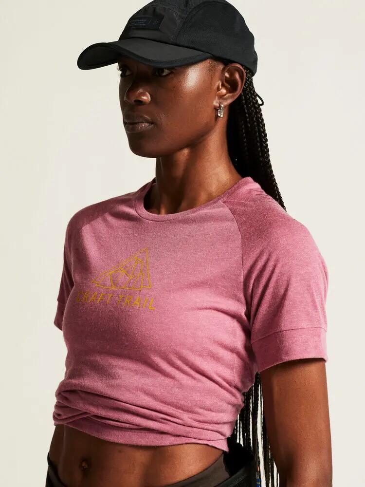 craft Wool SS Tee W T-shirt manica corta in poliestere riciclato e lana 4/7