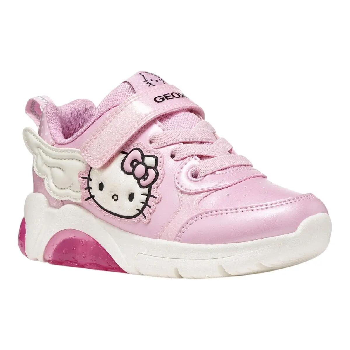 Baskets Fille Baskets Geox J FADINLIGHT Rose Geox 2/5