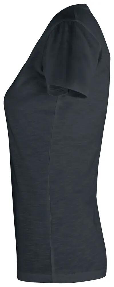 clique Slub-T Women - Getailleerd T-shirt van slub-katoen 3/4