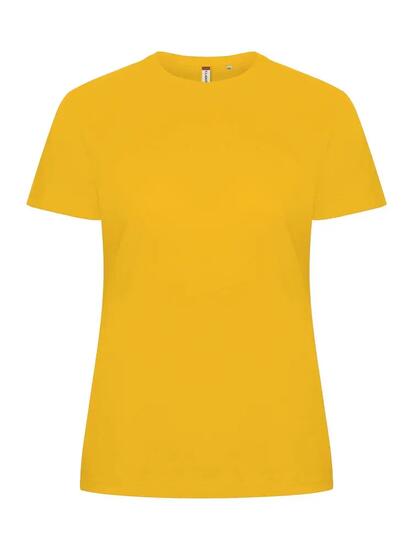 clique Basic-T Women Slim-fit T-shirt van katoen – lemon