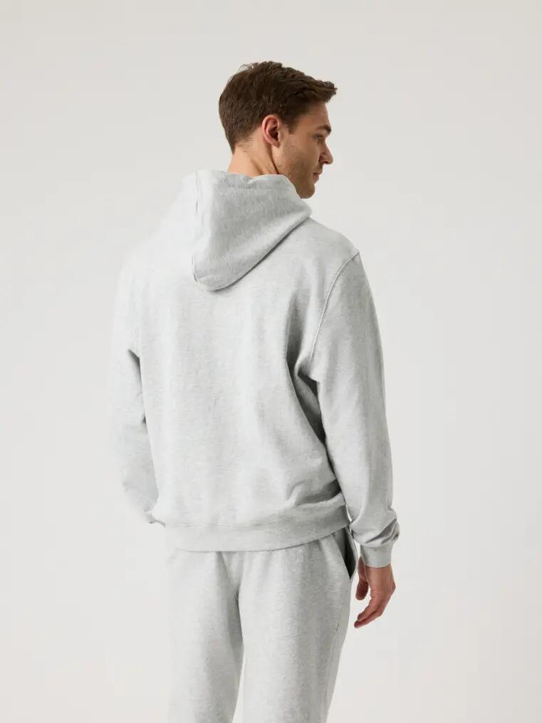 bjorn_borg BORG CLASSIC HOODIE heren – ULTRA LIGHT GREY MELANGE 2/5