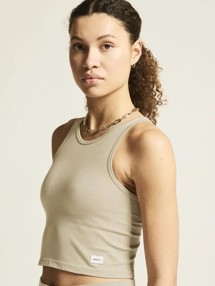 craft Collective Rib Tank Top W – enganliegendes Stretch-Top 5/7