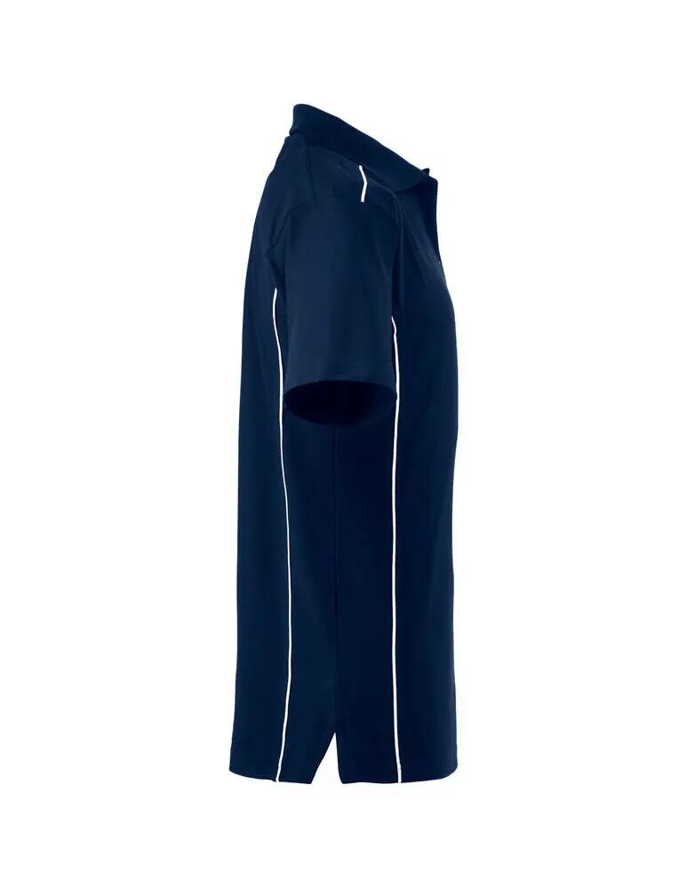 clique Polo New Conway 100% cotone — piping a contrasto, blu scuro 4/4